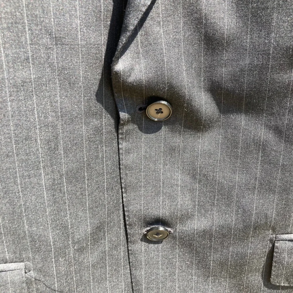 Ermenegildo Zegna Men's 50R (US 40R) Wool Pinstripe Blazer Sport Coat Swiss Made
